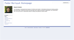 Desktop Screenshot of fedorvb.com