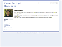 Tablet Screenshot of fedorvb.com